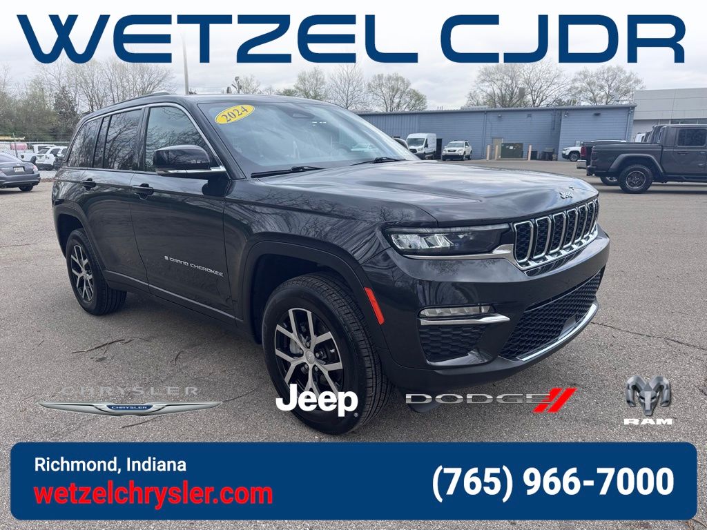 Rocky Mountain Pearlcoat 2024 Jeep Grand Cherokee Limited 4WD SUV / Crossover Four-Wheel Drive 8-Speed Automatic