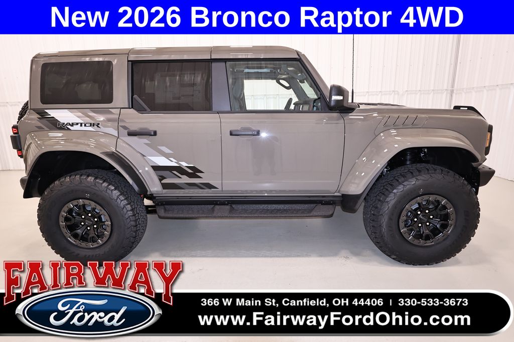 Marsh Gray 2026 Ford Bronco Raptor SUV / Crossover Four-Wheel Drive Automatic