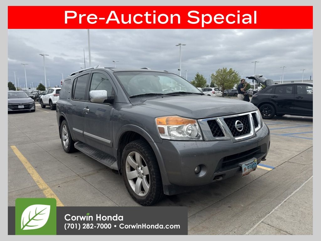 Gray (Gun Metallic) 2013 Nissan Armada SUV / Crossover Four-Wheel Drive 5-Speed Automatic Overdrive