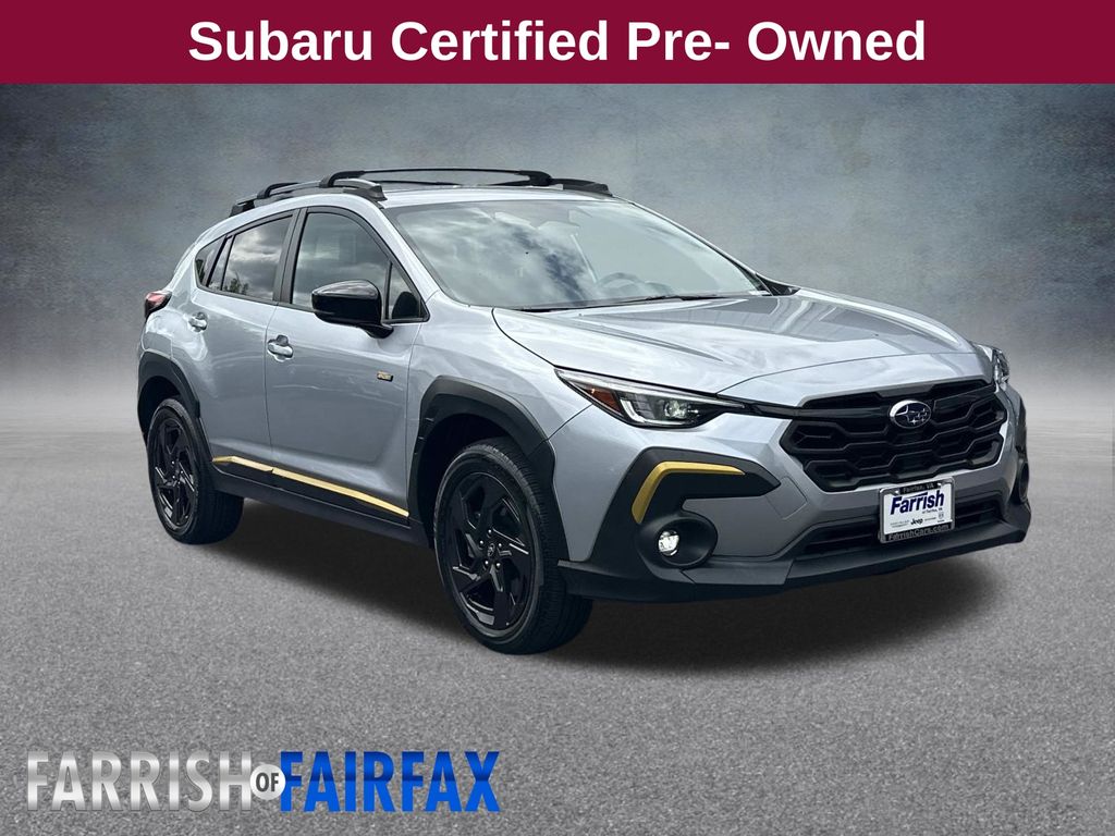 Ice Silver Metallic 2024 Subaru Crosstrek Sport AWD SUV / Crossover All-Wheel Drive Continuously Variable Transmission