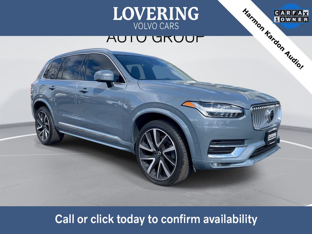 Thunder Gray Metallic 2023 Volvo XC90 B6 Plus Bright Theme 7-Passenger AWD SUV / Crossover All-Wheel Drive Automatic