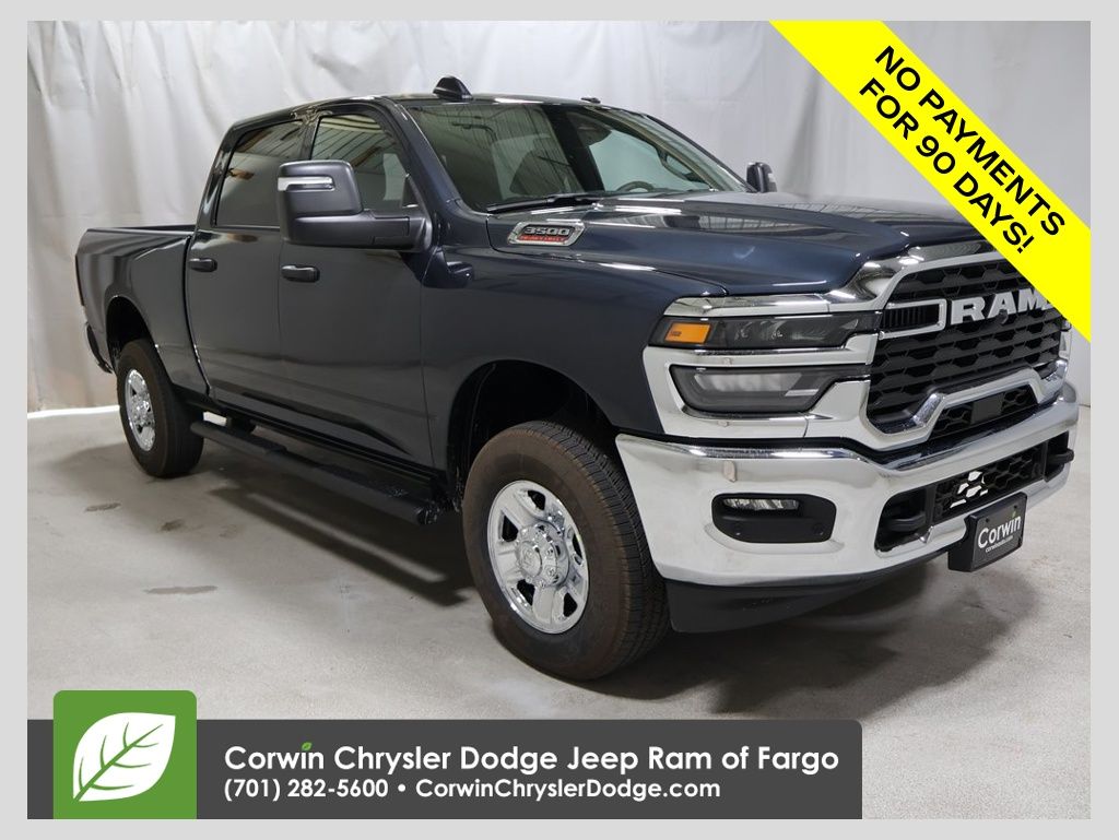 Forged Blue Metallic 2026 RAM 3500 Tradesman Crew Cab 4WD Pickup Truck Four-Wheel Drive 8-Speed Automatic