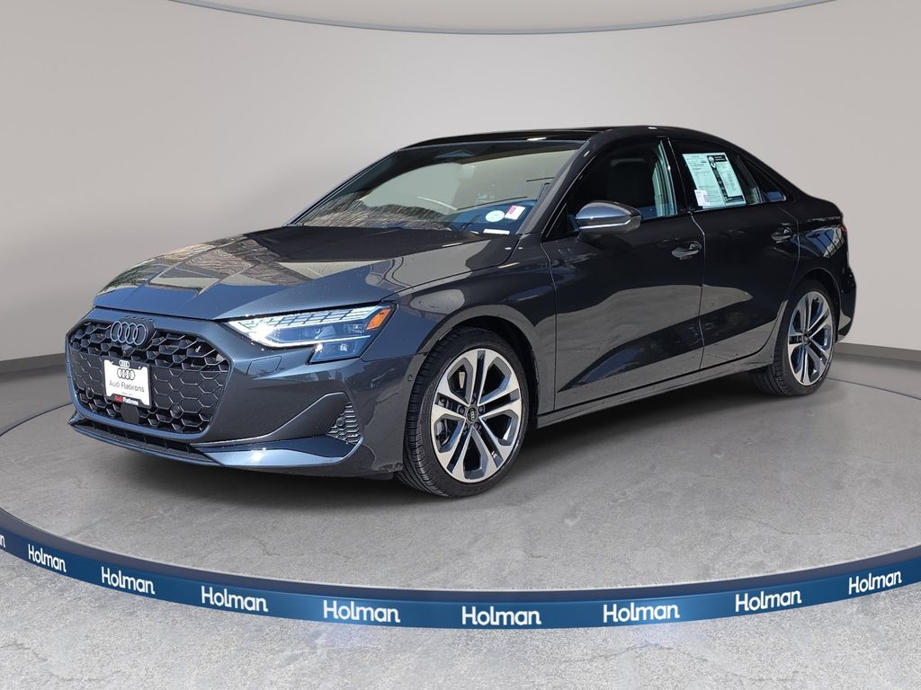Manhattan Gray Metallic 2026 Audi A3 Sedan All-Wheel Drive 7-Speed Automatic