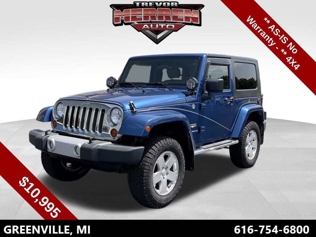 Deep Water Blue Pearlcoat 2010 Jeep Wrangler SUV / Crossover Four-Wheel Drive 4-Speed Automatic