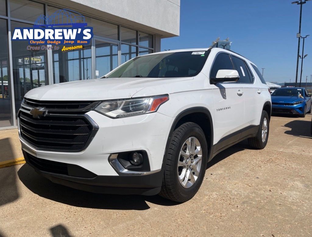 Summit White 2021 Chevrolet Traverse LT Leather FWD SUV / Crossover Front-Wheel Drive 9-Speed Automatic