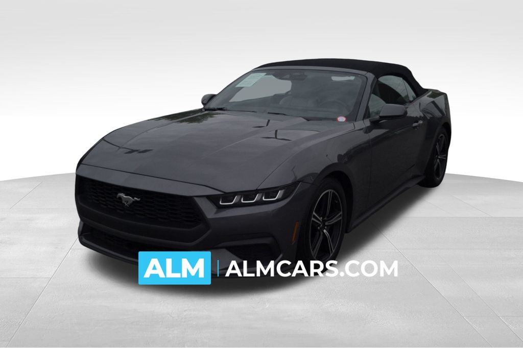 Carbonized Gray Metallic 2024 Ford Mustang EcoBoost Premium Convertible RWD Convertible Rear-Wheel Drive Automatic