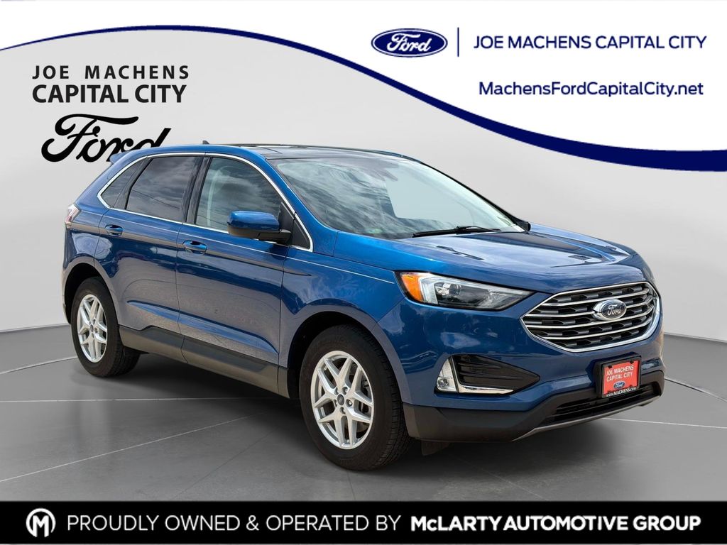 Atlas Blue Metallic 2022 Ford Edge SUV / Crossover All-Wheel Drive 8-Speed Automatic