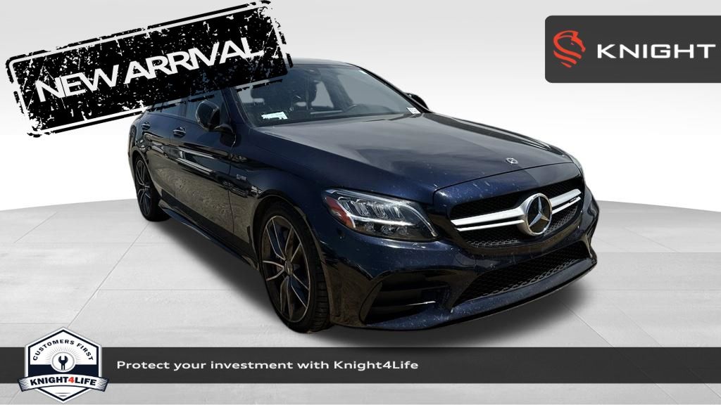 Lunar Blue Metallic 2020 Mercedes-Benz C-Class Sedan All-Wheel Drive 9-Speed Automatic