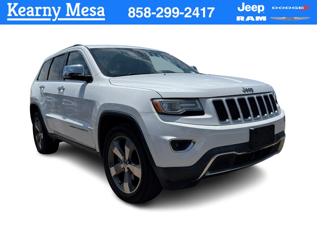 Bright White Clearcoat 2014 Jeep Grand Cherokee Limited SUV / Crossover 4X2 8-Speed Automatic