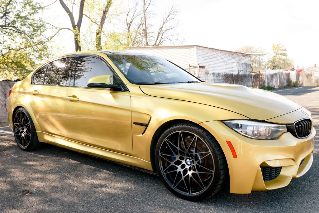 Austin Yellow Metallic 2018 BMW M3 Sedan RWD Sedan Rear-Wheel Drive 7-Speed Automatic