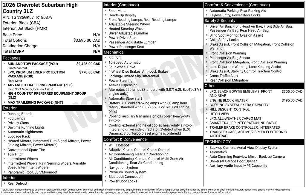 Used 2026 Black Chevrolet High Country image 34