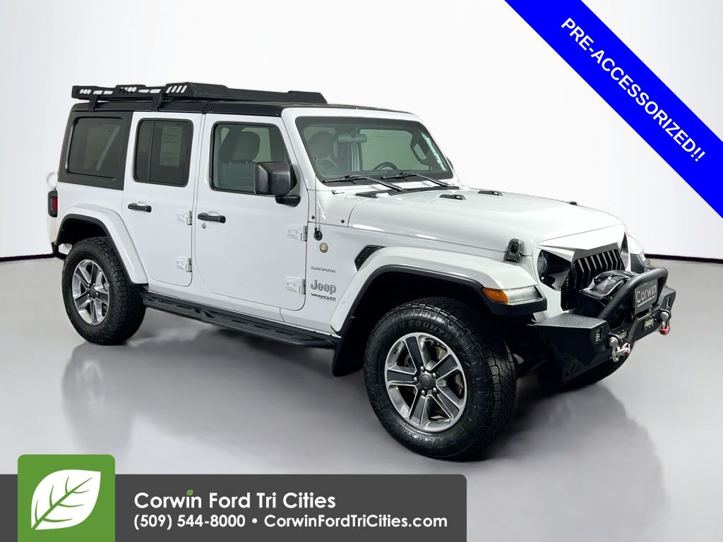 Bright White Clearcoat 2019 Jeep Wrangler SUV / Crossover Four-Wheel Drive 8-Speed Automatic