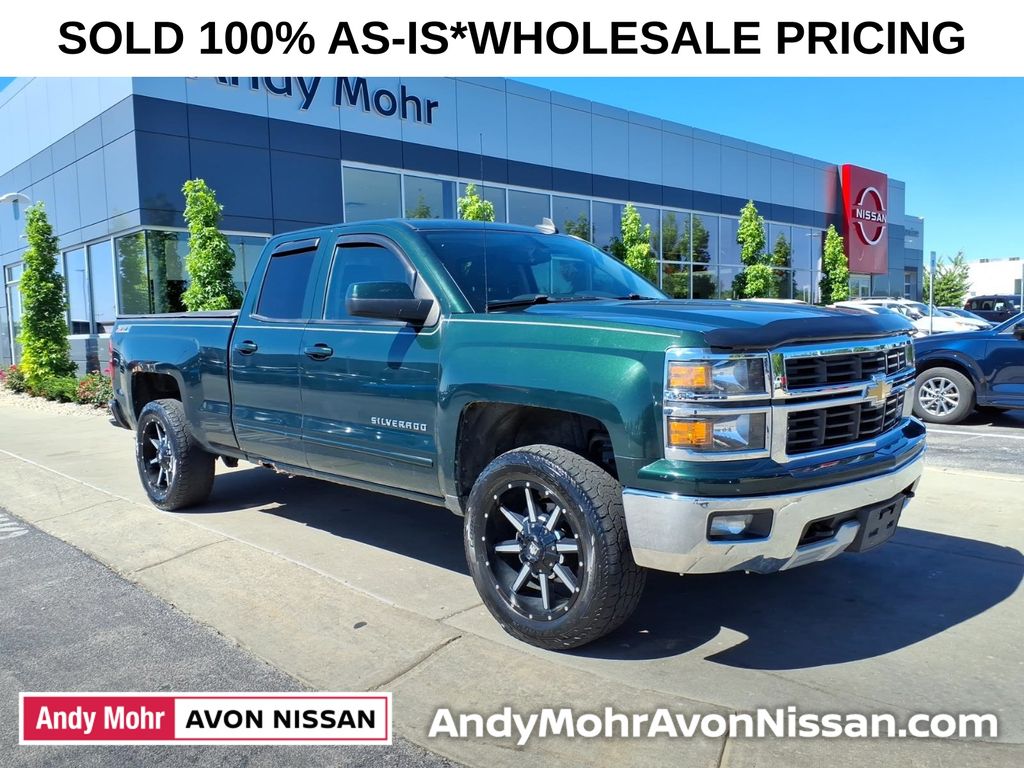 Rainforest Green Metallic 2015 Chevrolet Silverado 1500 Pickup Truck Four-Wheel Drive 6-Speed Automatic Overdrive