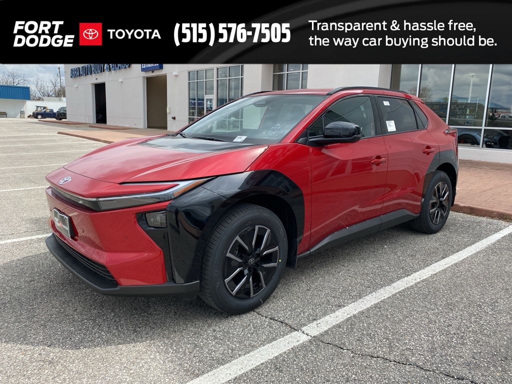 Supersonic Red w/Midnight Black Metallic Roof 2026 Toyota bZ XLE AWD SUV / Crossover All-Wheel Drive Automatic