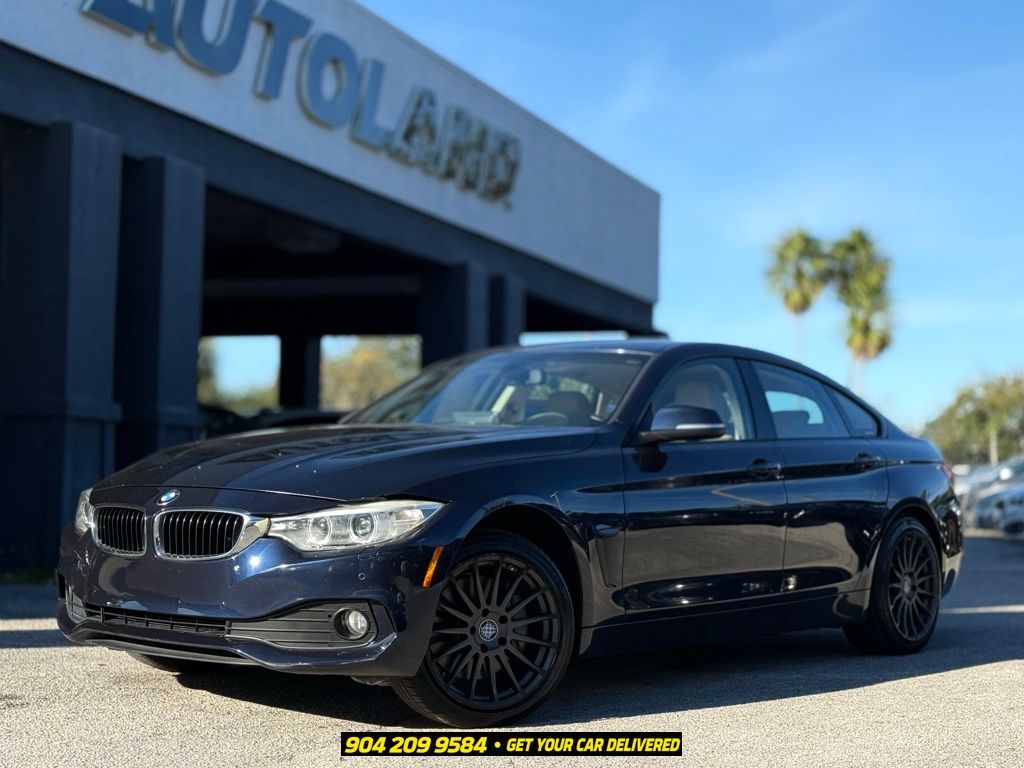 Imperial Blue Metallic 2015 BMW 4 Series Sedan All-Wheel Drive 8-Speed Automatic