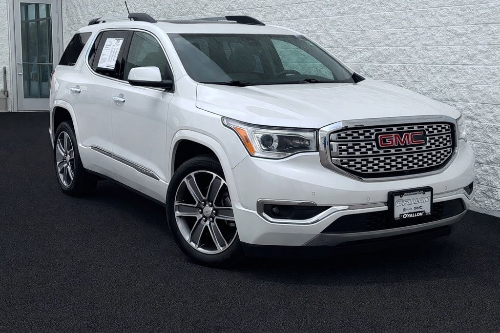 White Frost Tricoat 2017 GMC Acadia Denali AWD SUV / Crossover Four-Wheel Drive 6-Speed Automatic