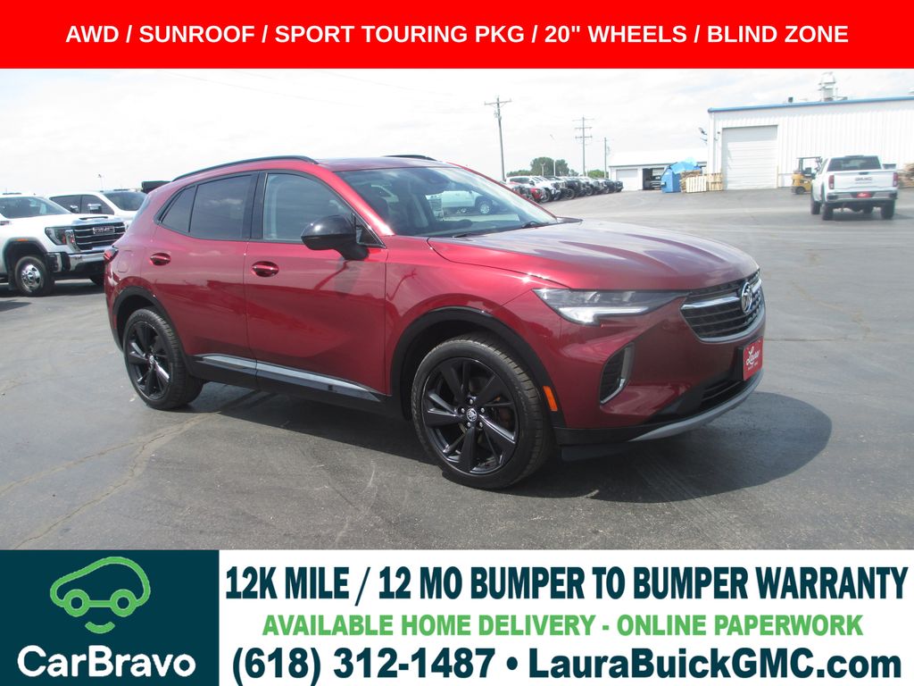 Cinnabar Metallic 2023 Buick Envision SUV / Crossover All-Wheel Drive 9-Speed Automatic