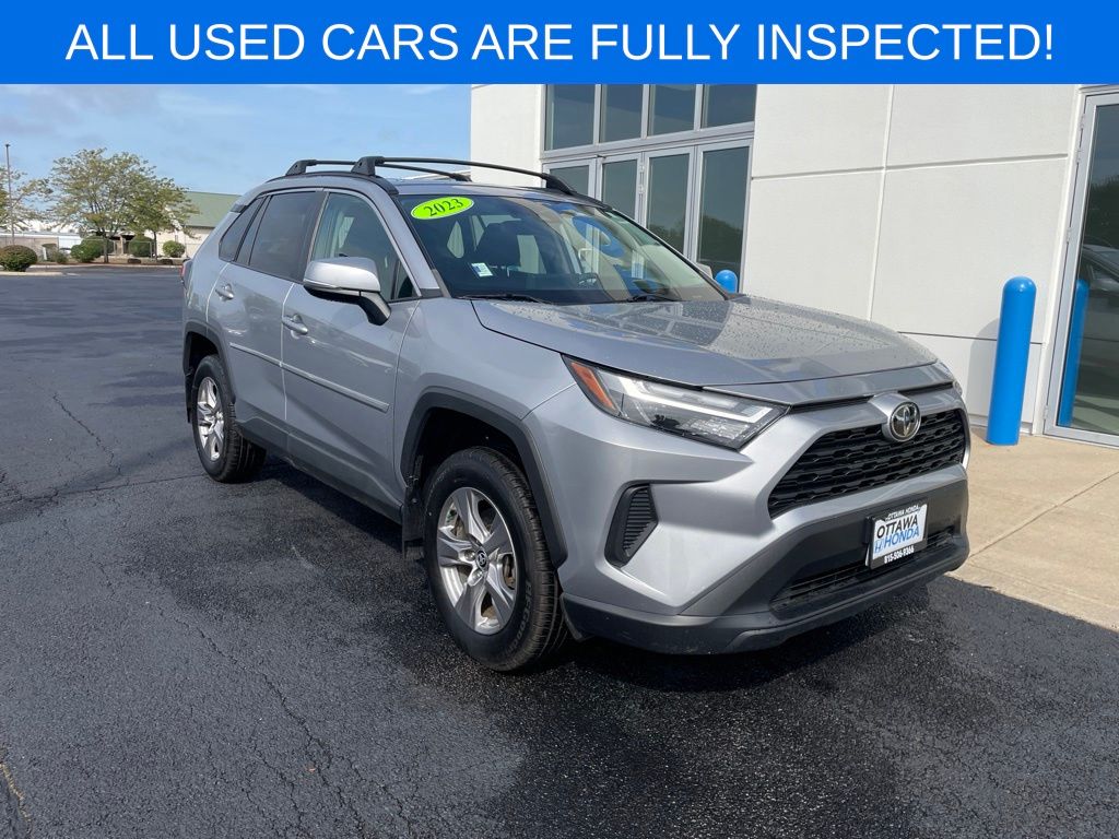 Silver Sky Metallic 2023 Toyota RAV4 SUV / Crossover All-Wheel Drive 8-Speed Automatic