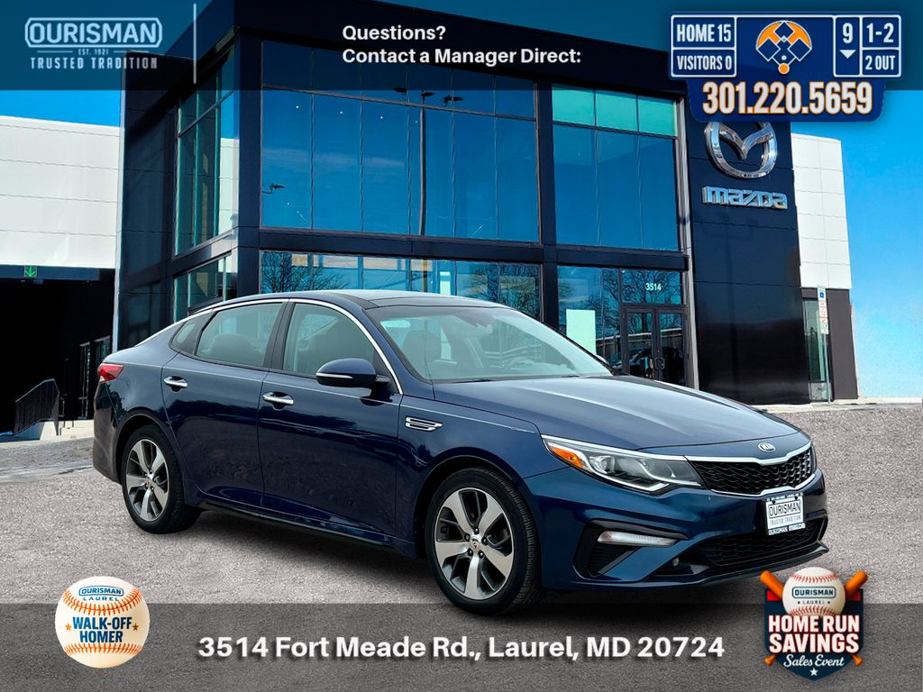 Horizon Blue 2019 Kia Optima S FWD Sedan Front-Wheel Drive 6-Speed Automatic