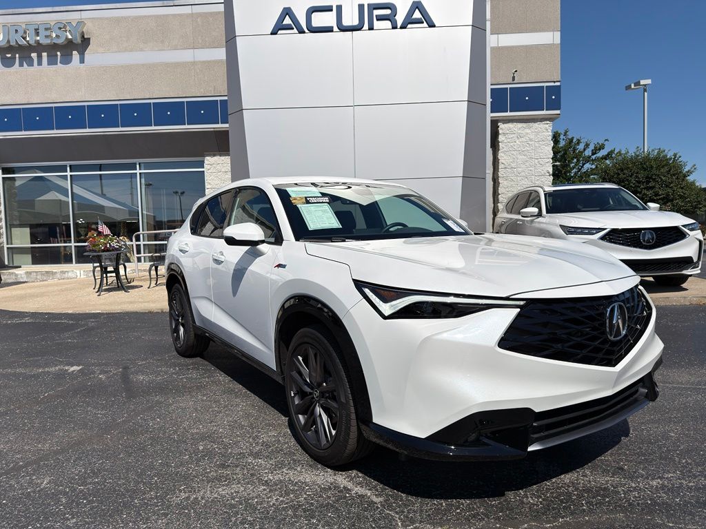 Platinum White Pearl 2025 Acura ADX SH-AWD with A-SPEC Package SUV / Crossover All-Wheel Drive Continuously Variable Transmission