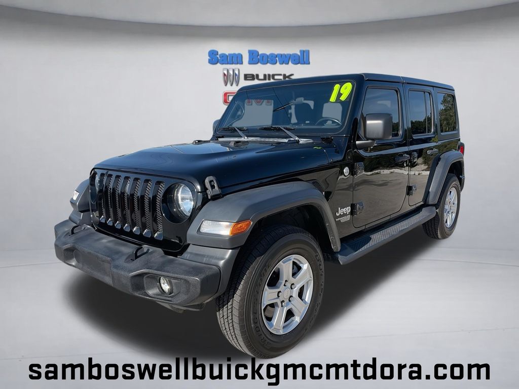 Black Clearcoat 2019 Jeep Wrangler SUV / Crossover Four-Wheel Drive 8-Speed Automatic