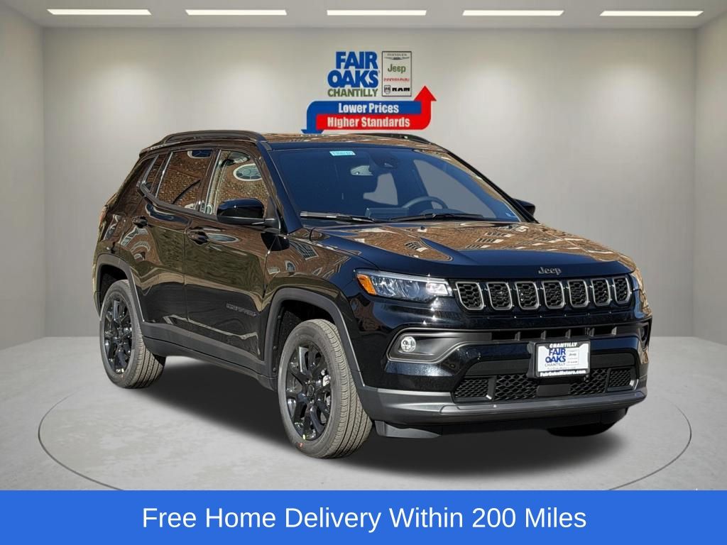 Diamond Black Crystal Pearlcoat 2026 Jeep Compass SUV / Crossover Four-Wheel Drive 8-Speed Automatic