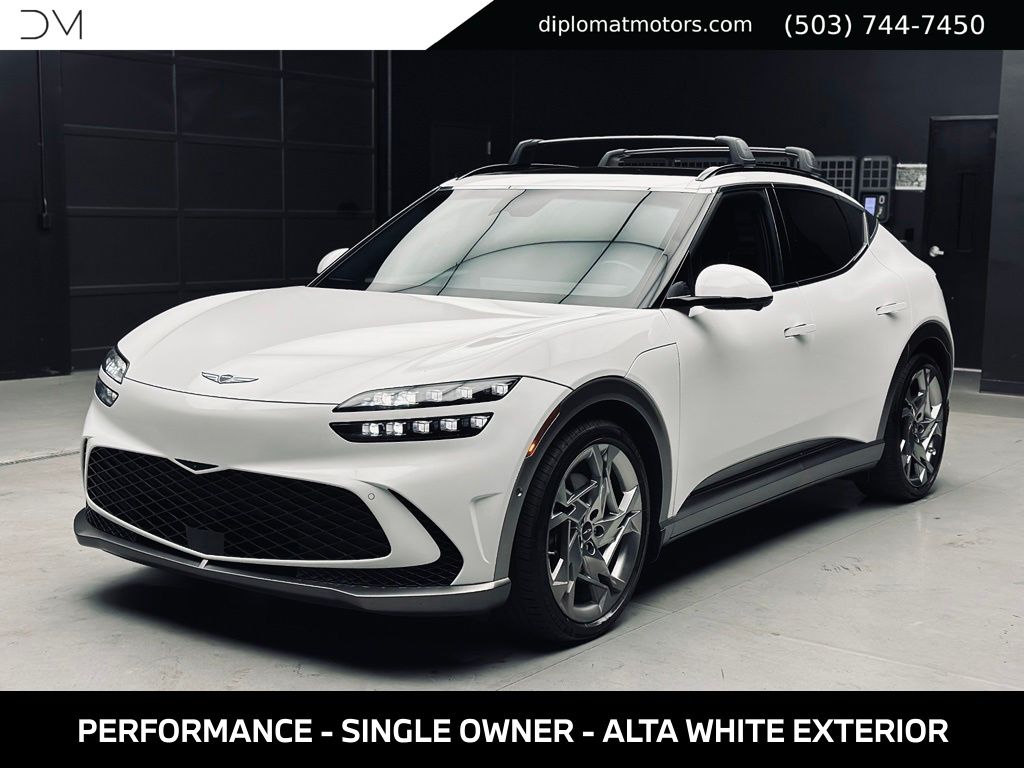 Alta White 2024 Genesis GV60 SUV / Crossover All-Wheel Drive 1-Speed Automatic