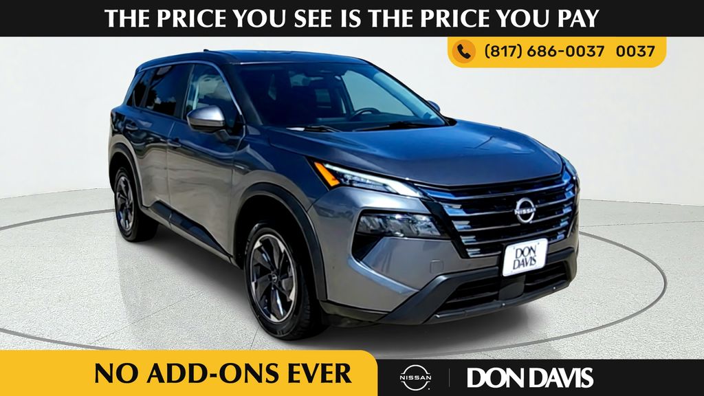 Gray (Gun Metallic) 2025 Nissan Rogue SUV / Crossover All-Wheel Drive Continuously Variable Transmission