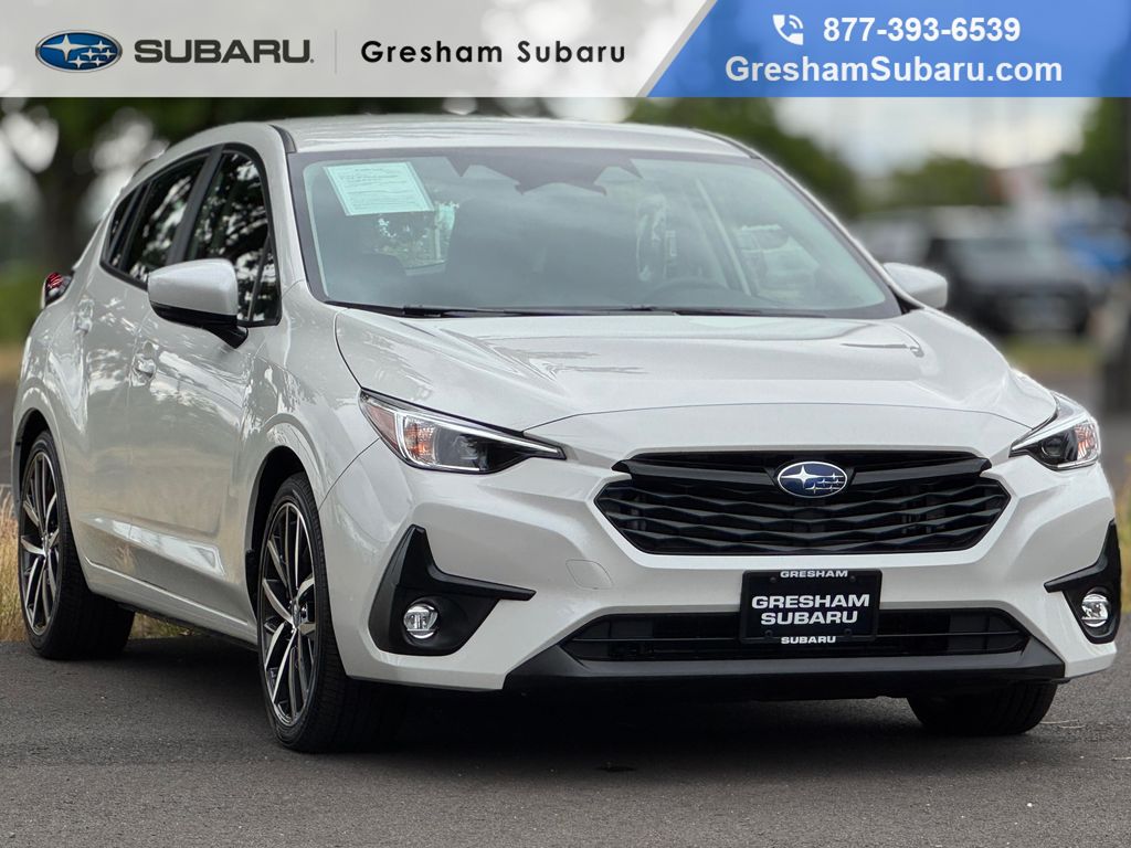 Crystal White Pearl 2025 Subaru Impreza Wagon All-Wheel Drive Continuously Variable Transmission