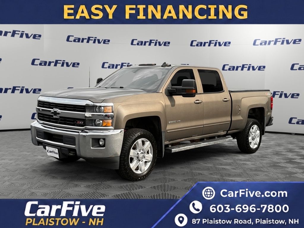 Brownstone Metallic 2015 Chevrolet Silverado 2500HD Pickup Truck Four-Wheel Drive 6-Speed Automatic Overdrive