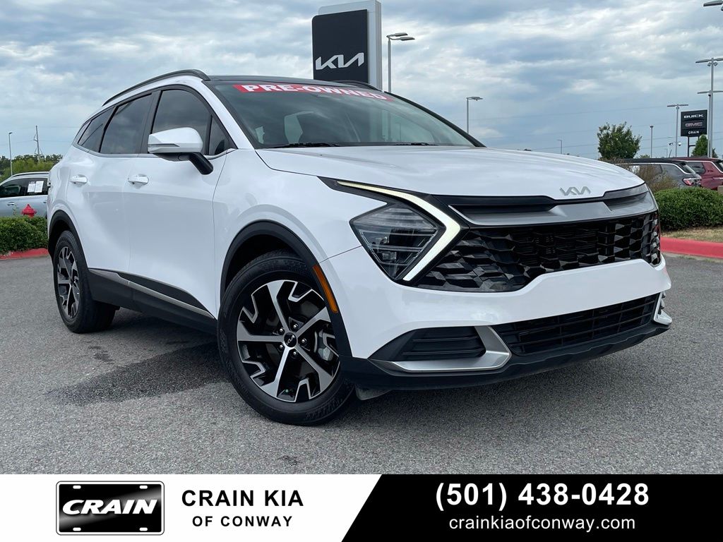 Snow White Pearl 2025 Kia Sportage SUV / Crossover Front-Wheel Drive 8-Speed Automatic
