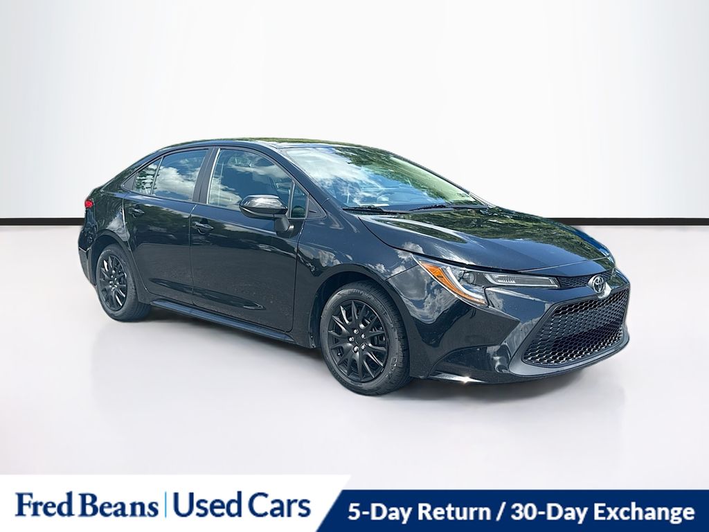 Black Sand Pearl 2020 Toyota Corolla Sedan Front-Wheel Drive Continuously Variable Transmission