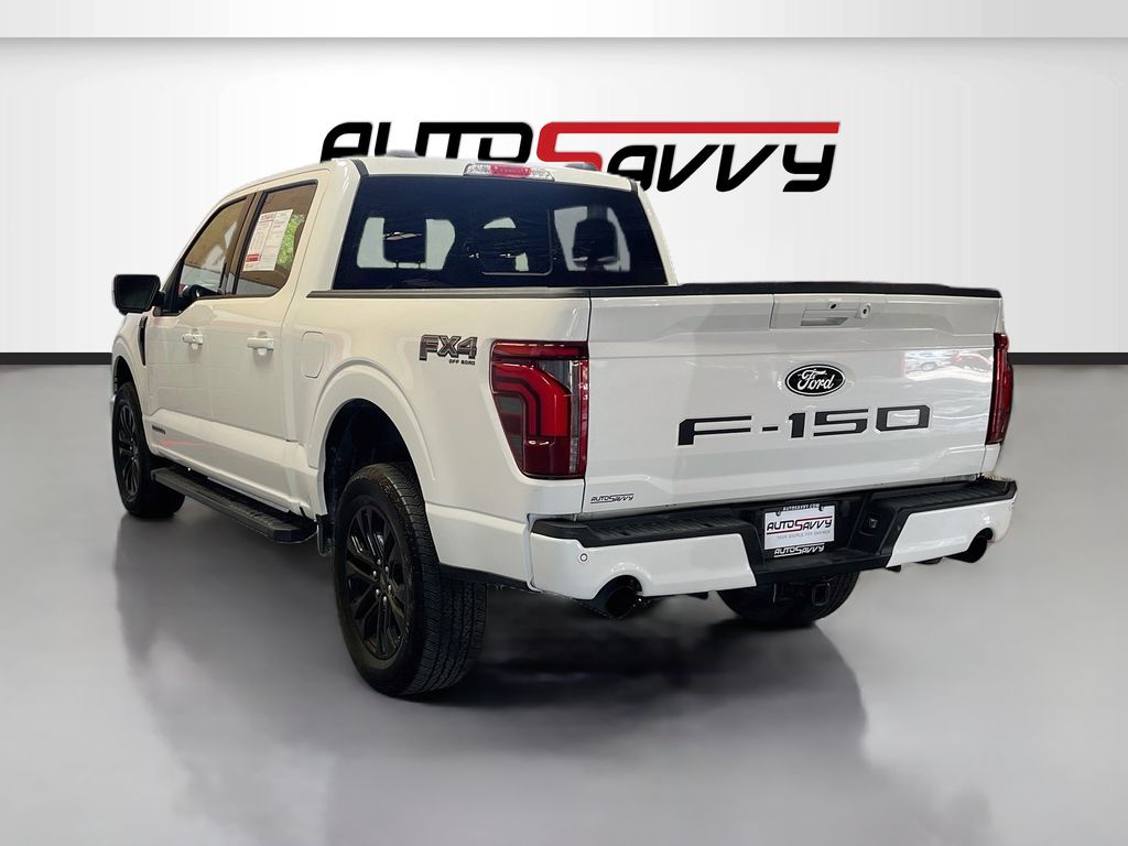 Used 2024 White Metallic Ford Lariat image 5