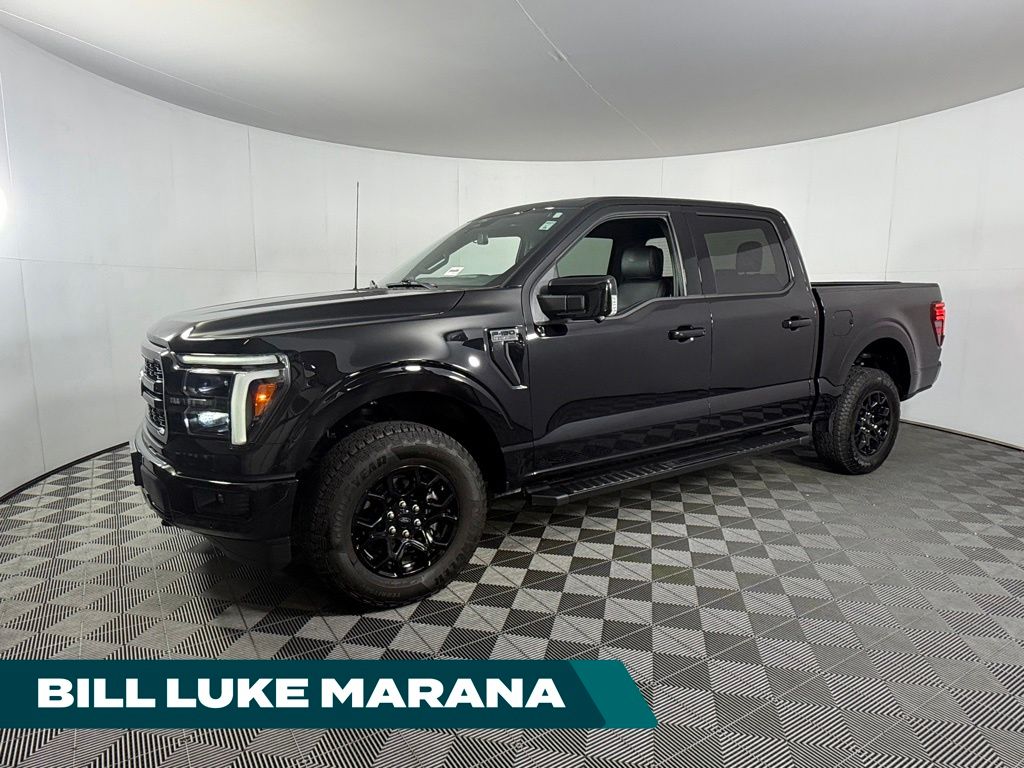 Agate Black Metallic 2025 Ford F-150 Pickup Truck Four-Wheel Drive Automatic