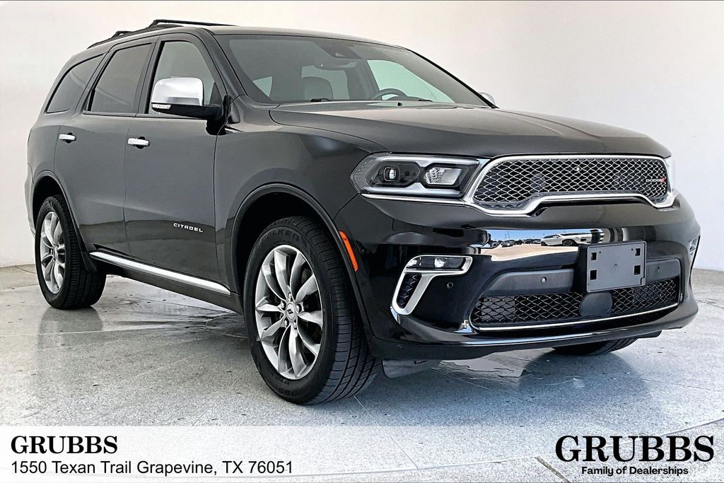 DB Black Crystal Clearcoat 2021 Dodge Durango SUV / Crossover All-Wheel Drive 8-Speed Automatic
