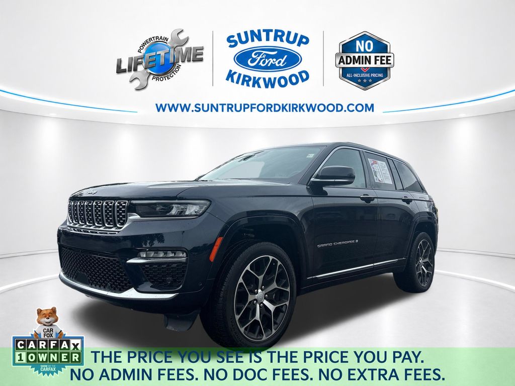 Midnight Sky 2024 Jeep Grand Cherokee Summit Reserve 4WD SUV / Crossover Four-Wheel Drive 8-Speed Automatic