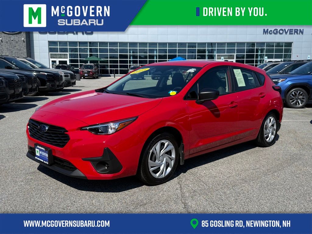 Pure Red 2025 Subaru Impreza Wagon All-Wheel Drive Continuously Variable Transmission