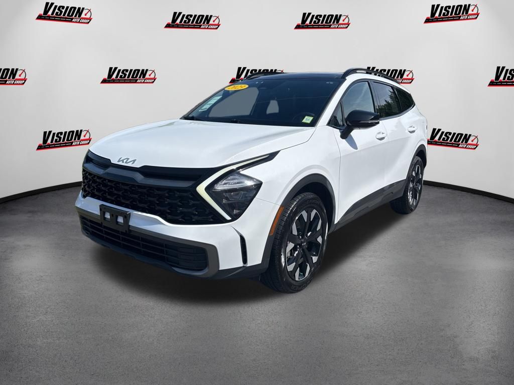 Glacial White Pearl 2023 Kia Sportage SUV / Crossover All-Wheel Drive 8-Speed Automatic