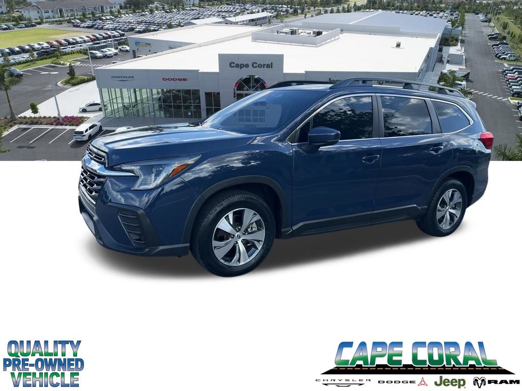 Cosmic Blue Pearl 2024 Subaru Ascent Premium 8-Passenger AWD SUV / Crossover All-Wheel Drive Continuously Variable Transmission