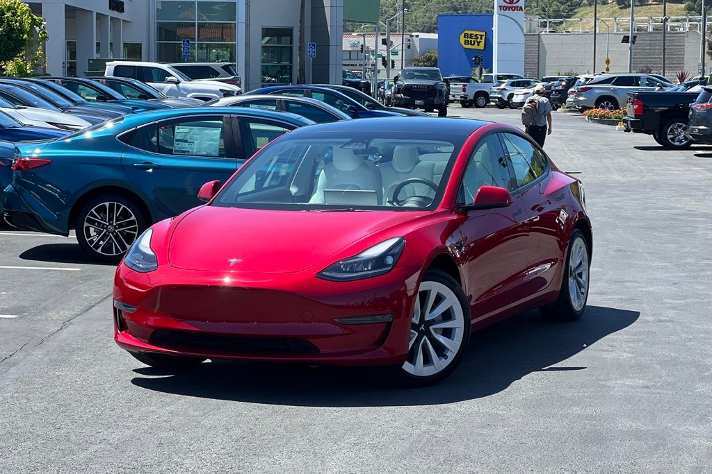 Used 2023 Tesla Model 3 Base with VIN 5YJ3E1EA6PF626606 for sale in San Rafael, CA