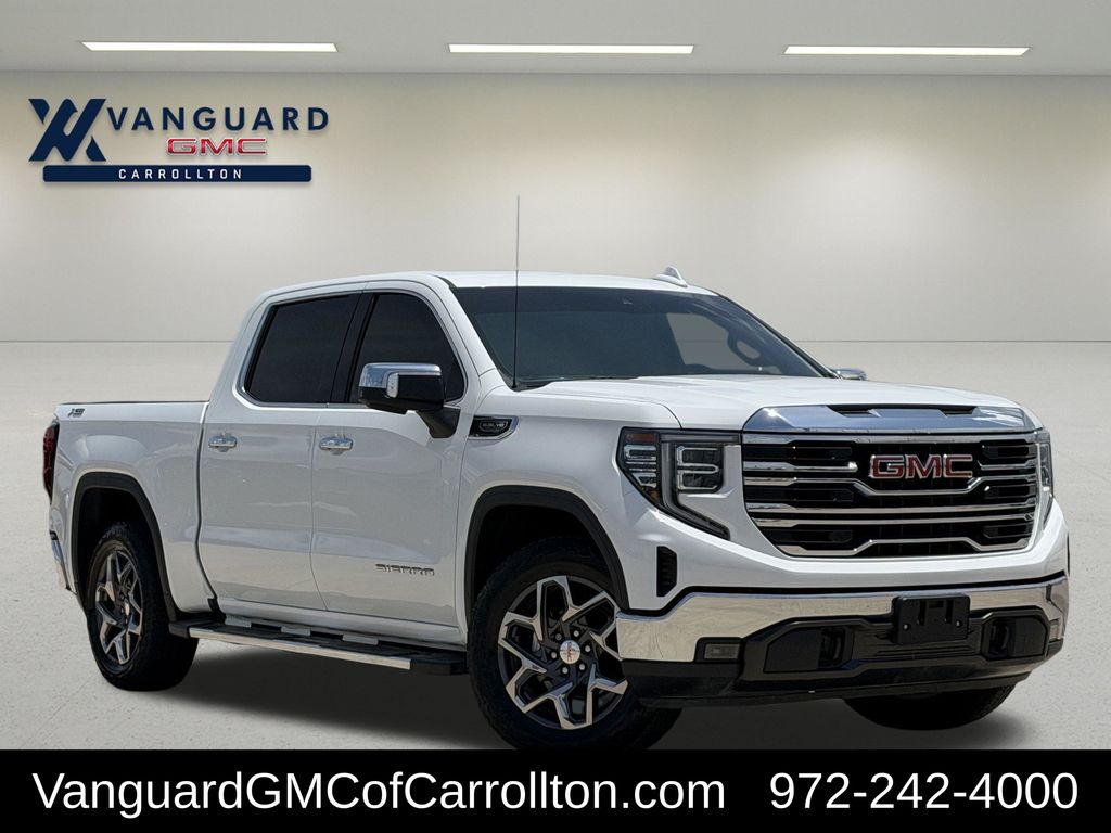 Summit White 2022 GMC Sierra 1500 Pickup Truck Four-Wheel Drive Automatic