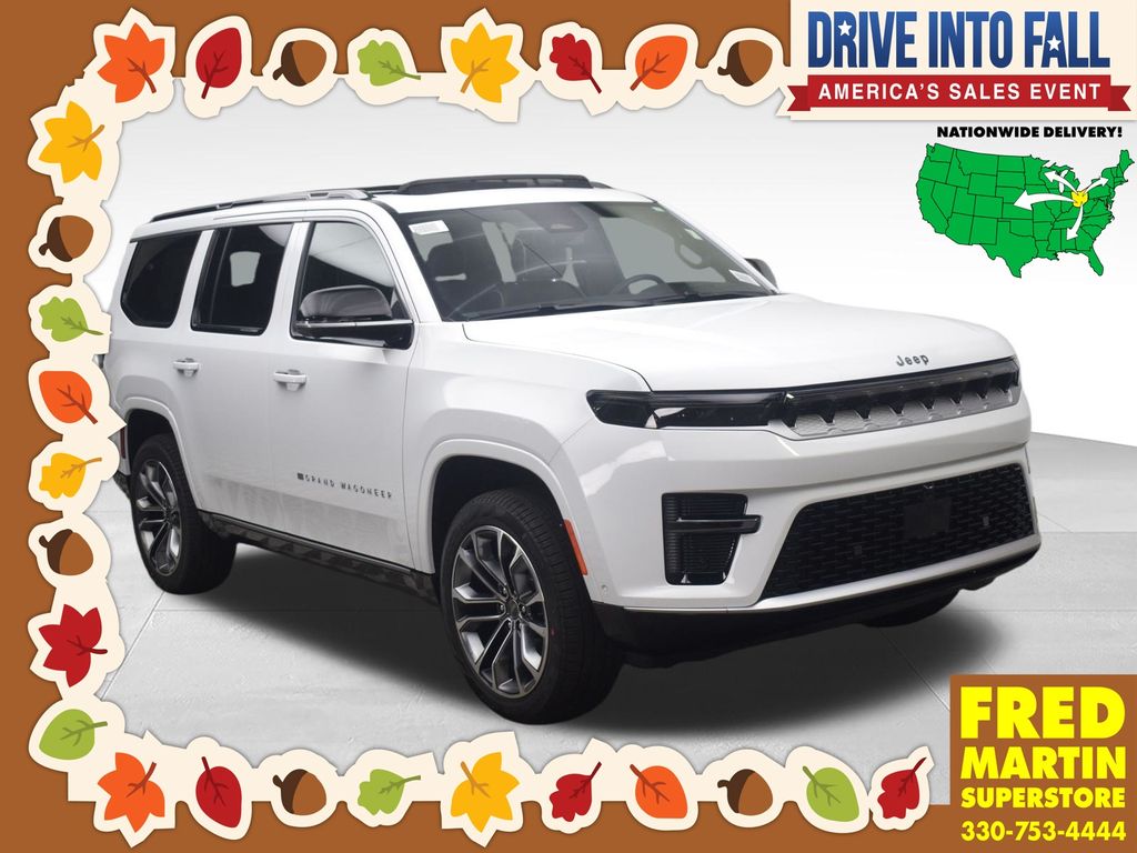 Bright White Clearcoat 2026 Jeep Grand Wagoneer SUV / Crossover Four-Wheel Drive 8-Speed Automatic