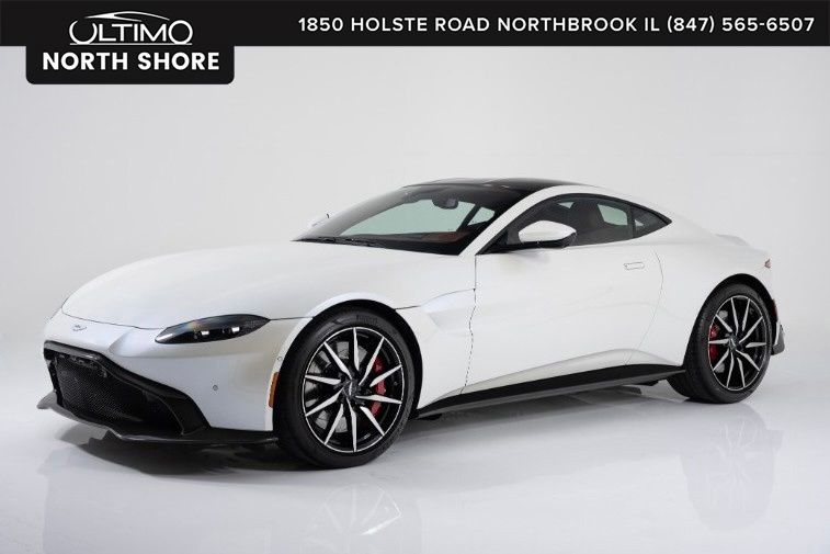 White Stone 2019 Aston Martin Vantage Coupe Rear-Wheel Drive 8-Speed Automatic