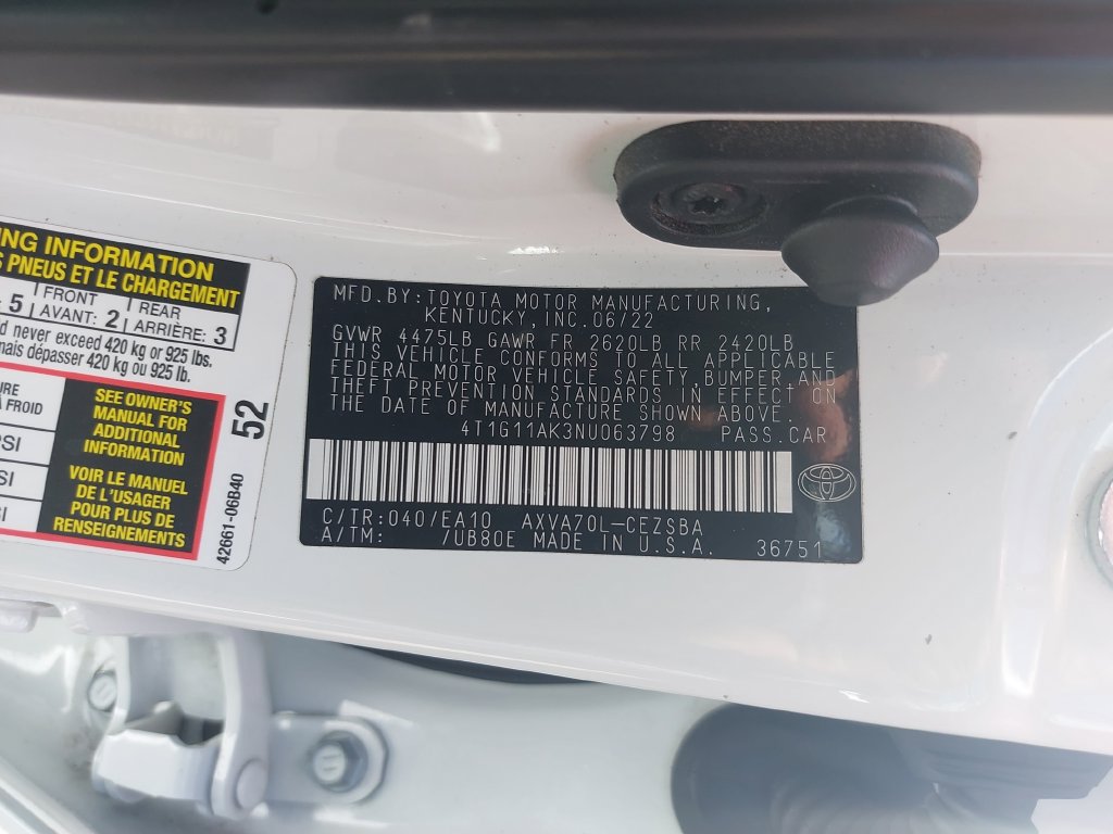 Used 2022 Toyota Camry Sedan