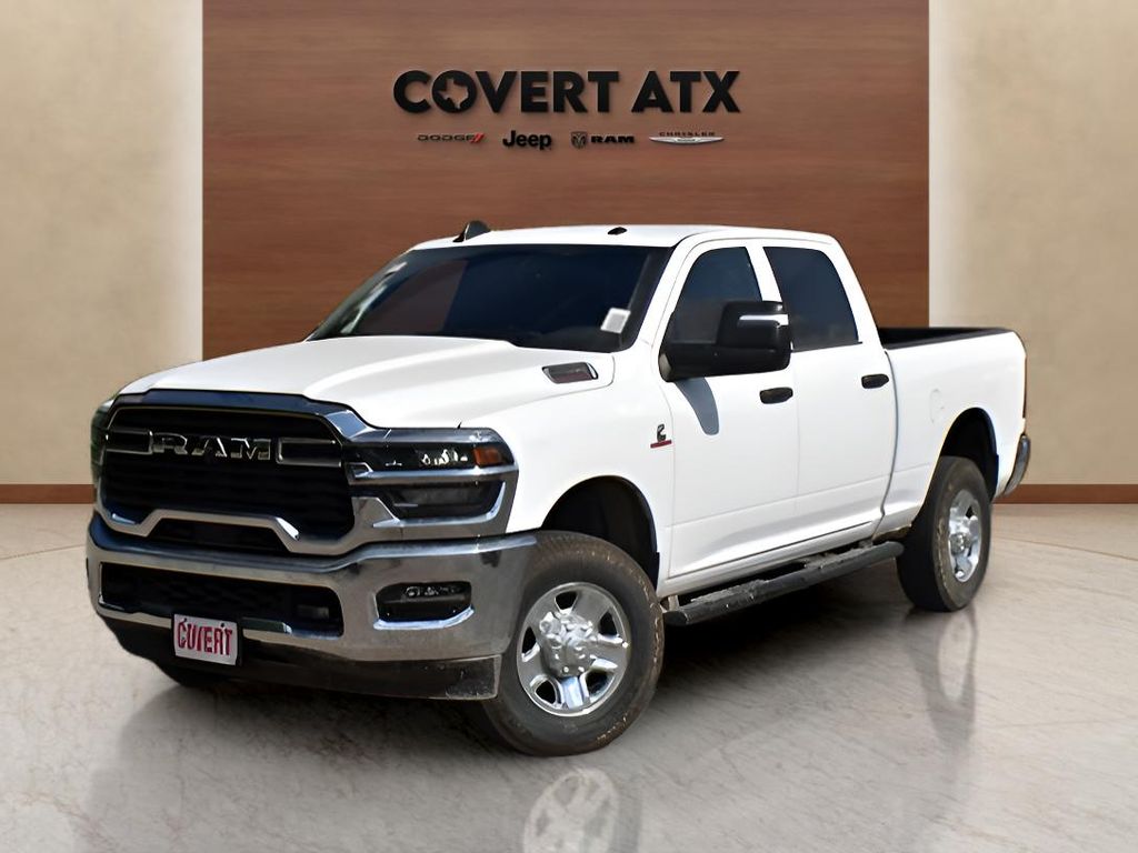 Bright White Clearcoat 2026 RAM 2500 Tradesman Crew Cab 4WD Pickup Truck Four-Wheel Drive 8-Speed Automatic