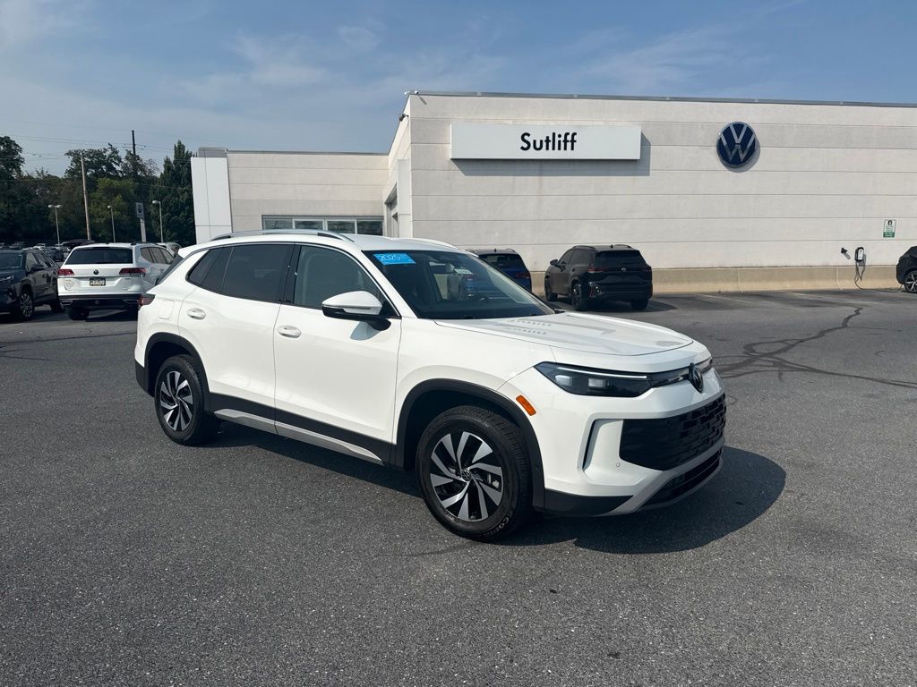2025 Volkswagen Tiguan 2.0T S White/off-white at Audi Porsche Sewickley