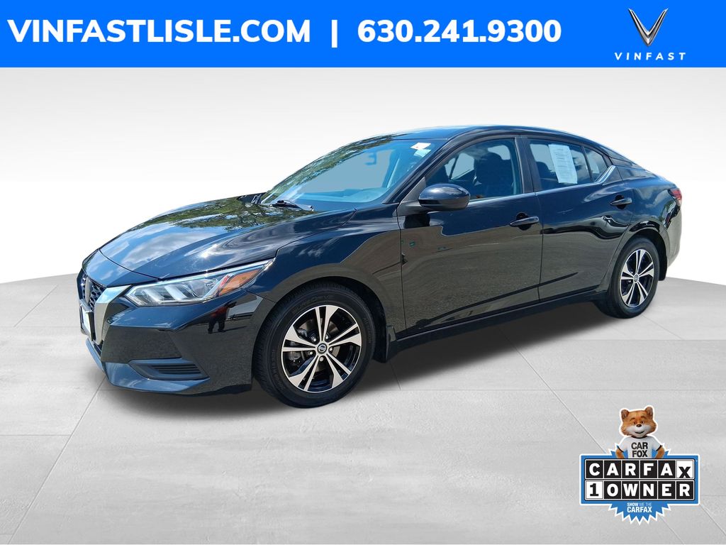 Super Black 2022 Nissan Sentra Sedan Front-Wheel Drive Continuously Variable Transmission