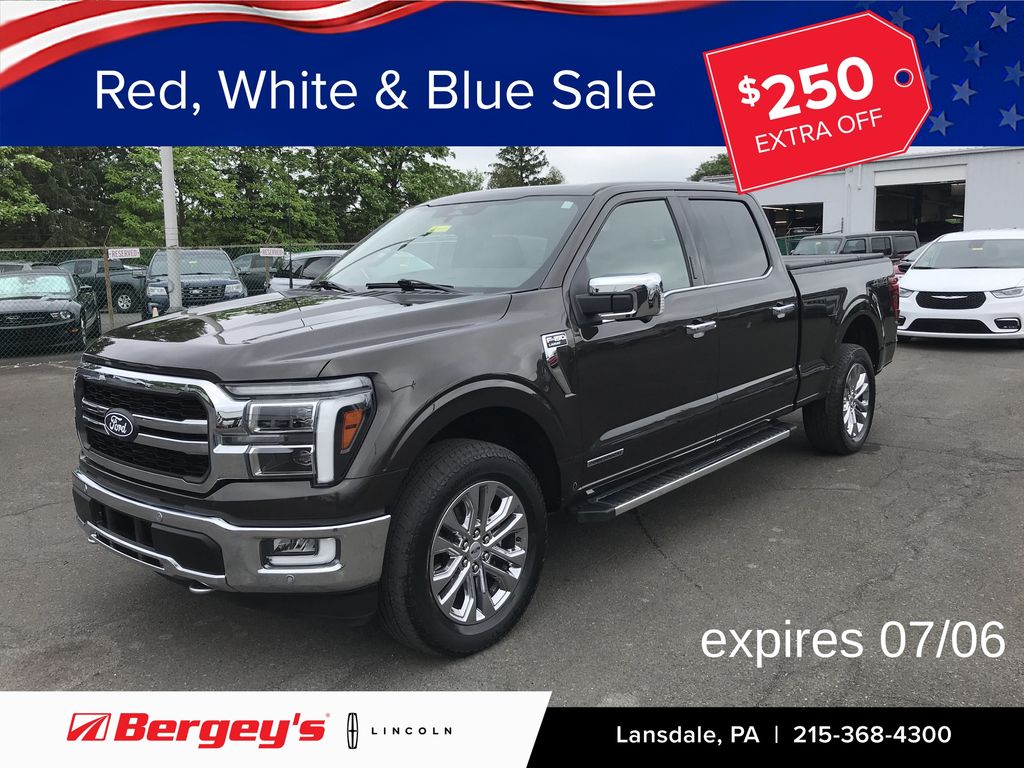 Darkened Bronze Metallic 2024 Ford F-150 Pickup Truck Four-Wheel Drive Automatic