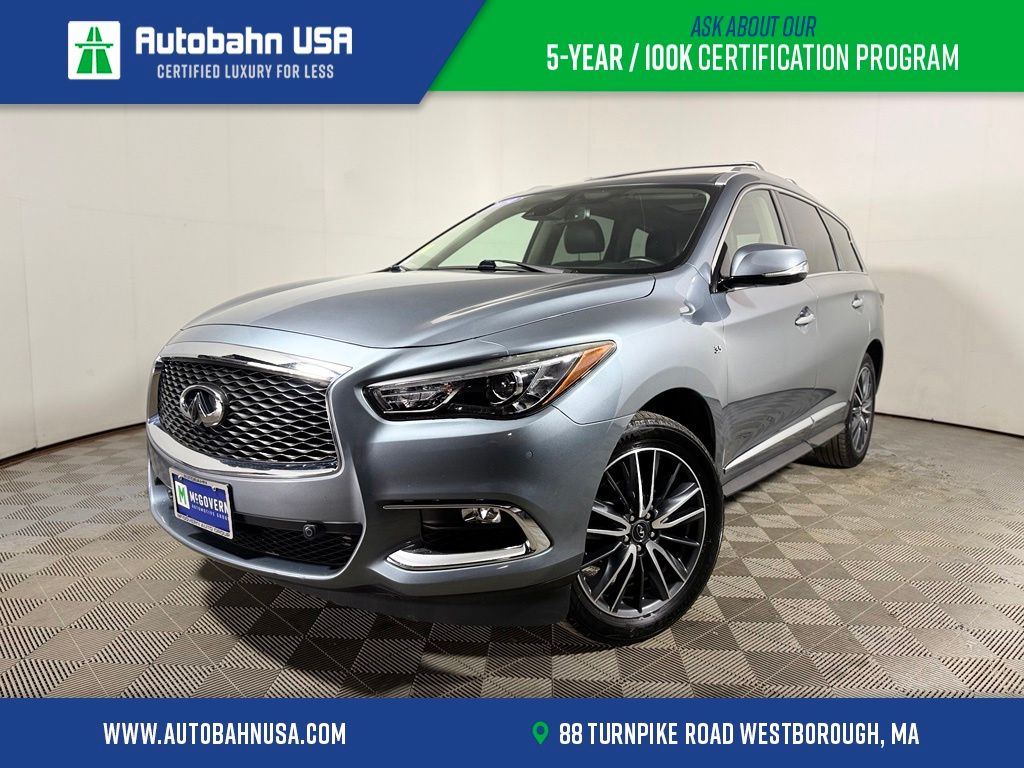 Hagane Blue 2019 INFINITI QX60 Luxe AWD SUV / Crossover All-Wheel Drive Continuously Variable Transmission