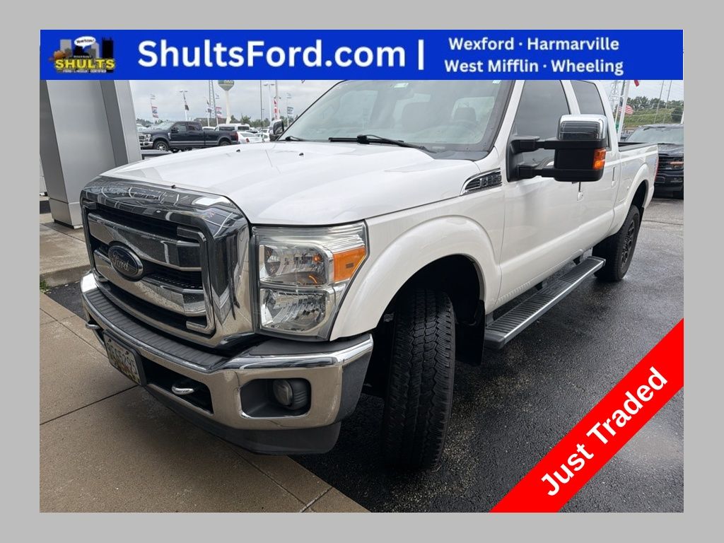 White Platinum 2015 Ford F-350 Super Duty Pickup Truck Four-Wheel Drive 6-Speed Automatic